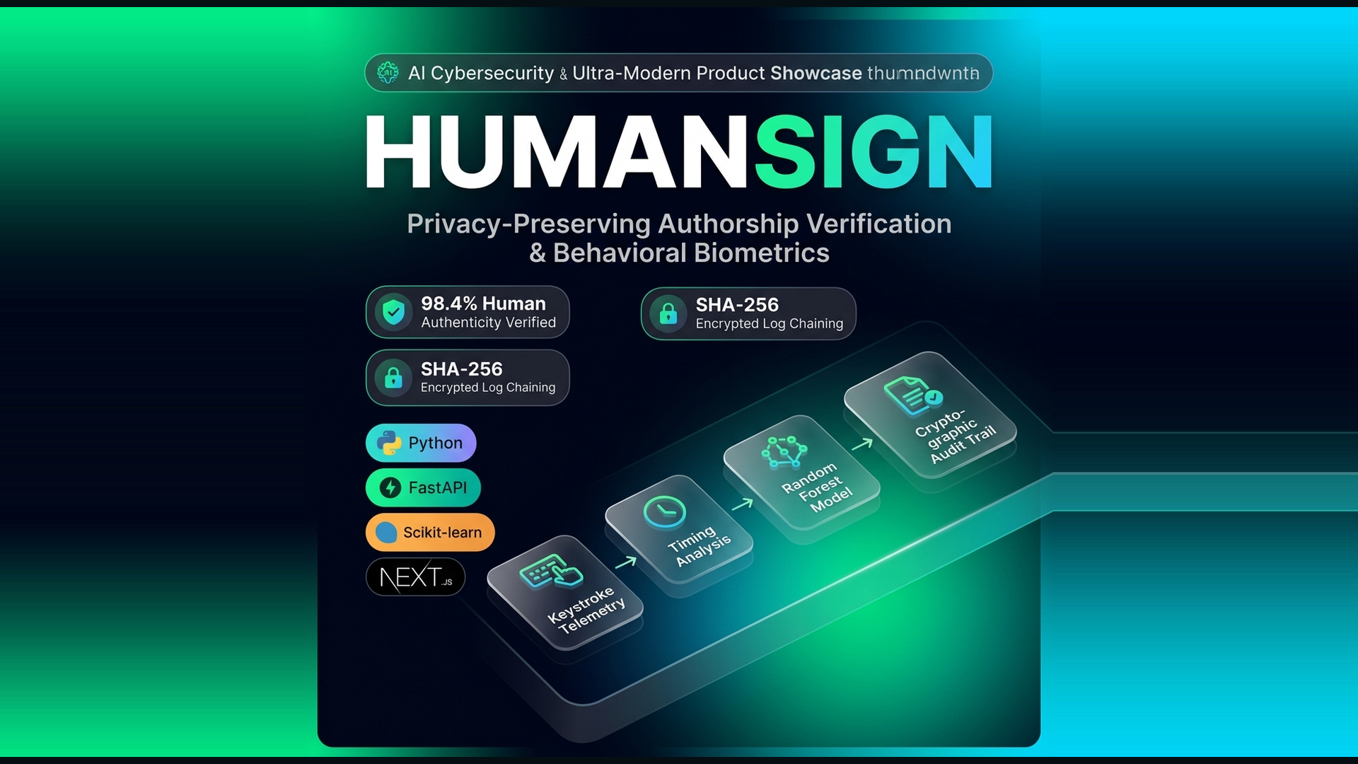 Screenshot of HumanSign